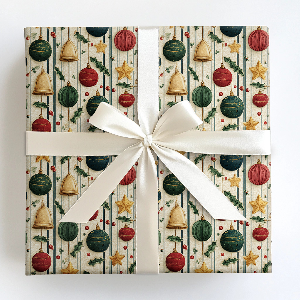 St. Clements Ornament Hall Wrapping Paper