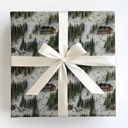 Snow Hill Cabin Wrapping Paper