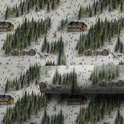Snow Hill Cabin Wrapping Paper