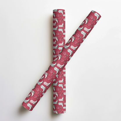 Snow Stepping Wrapping Paper