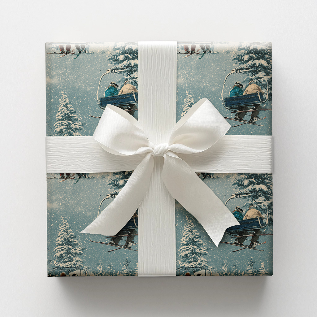 Snowfern Village Wrapping Paper