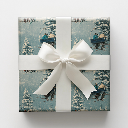 Snowfern Village Wrapping Paper
