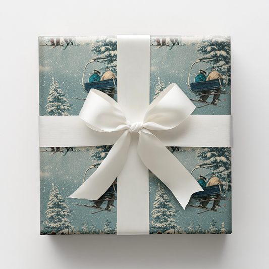 Snowfern Village Wrapping Paper
