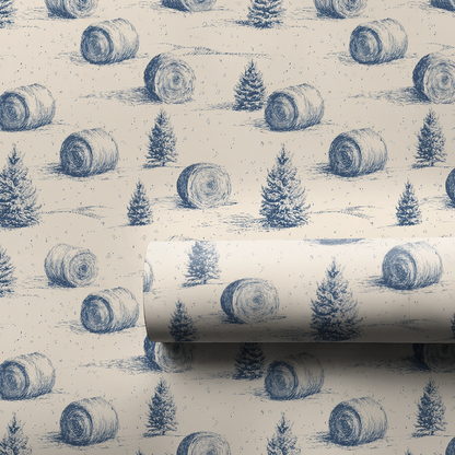 Farm Frost Wrapping Paper