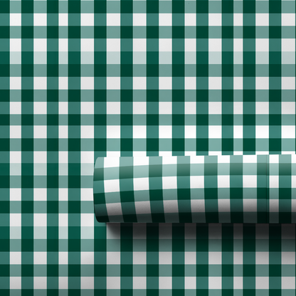 Green Winter Wrapping Paper