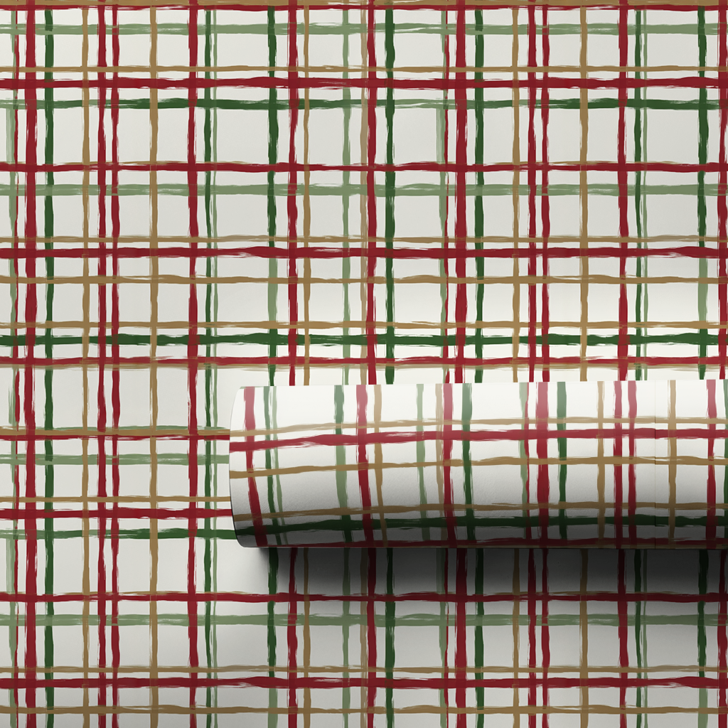 Cowboy Christmas Quilt Wrapping Paper