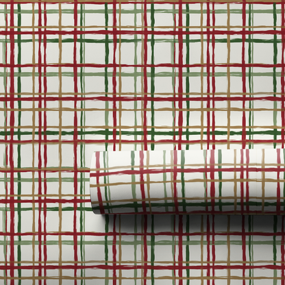 Cowboy Christmas Quilt Wrapping Paper