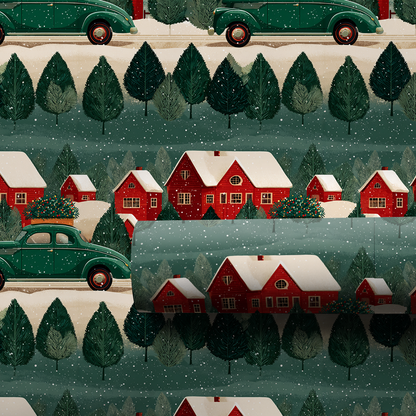 Cherrycane Wrapping Paper