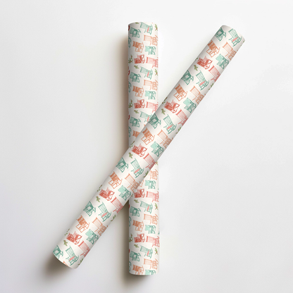 Stay Awhile Wrapping Paper
