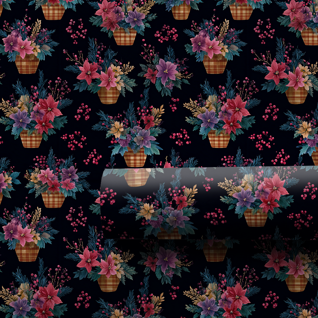 Picnic Navidad Wrapping Paper