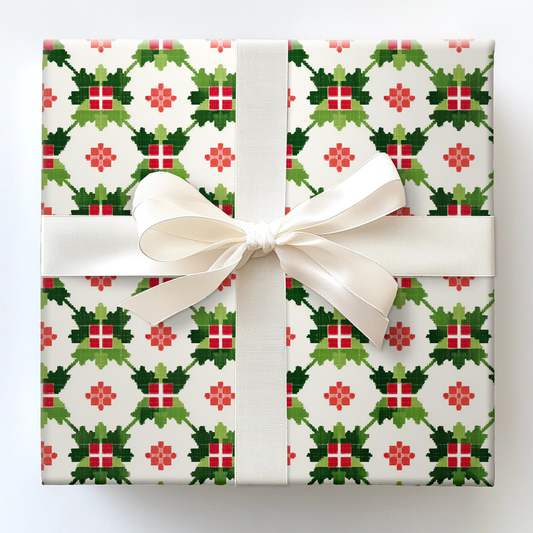 Rosy Glass Wrapping Paper