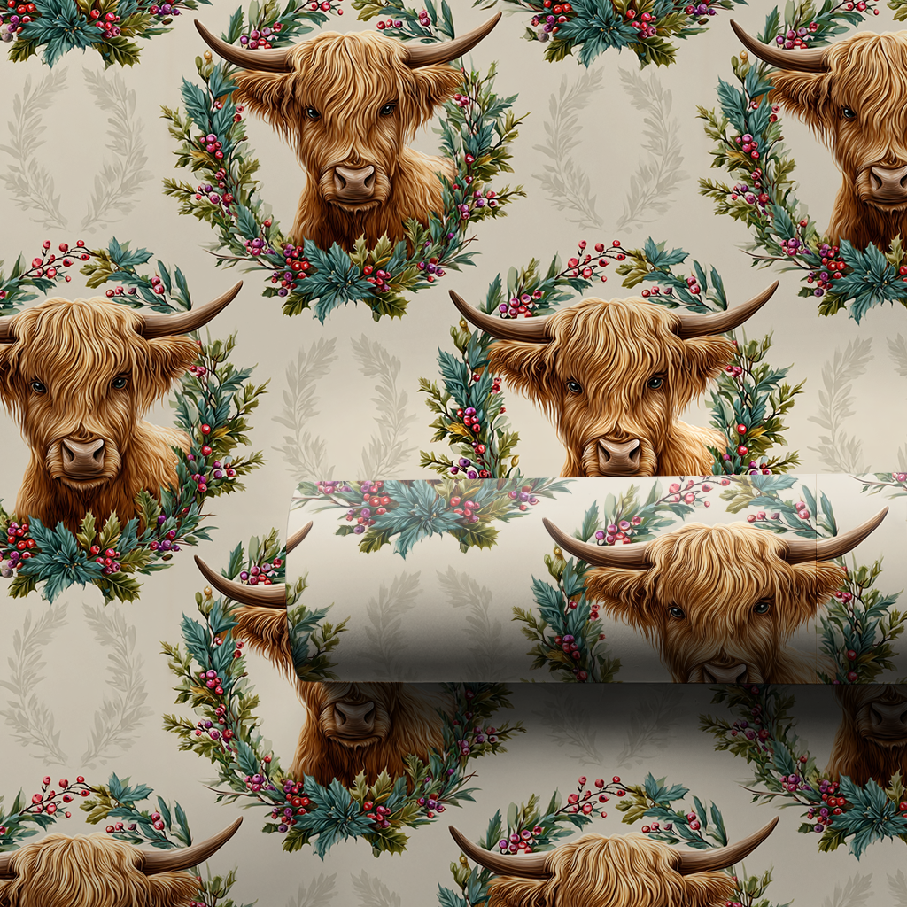 Big Sky Barnyard Wrapping Paper