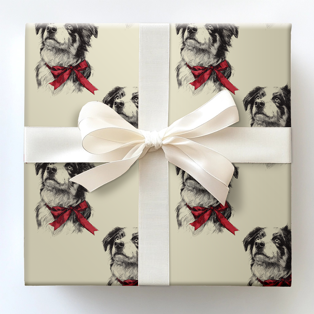 Australian Bow Wrapping Paper