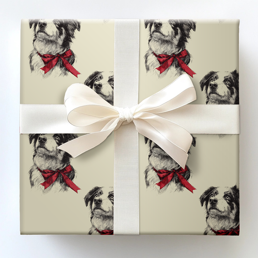 Australian Bow Wrapping Paper