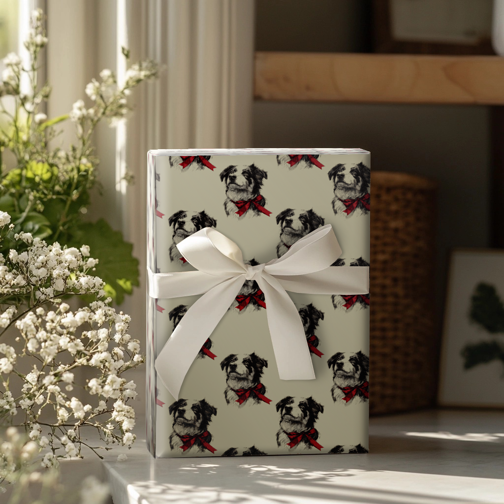 Australian Bow Wrapping Paper