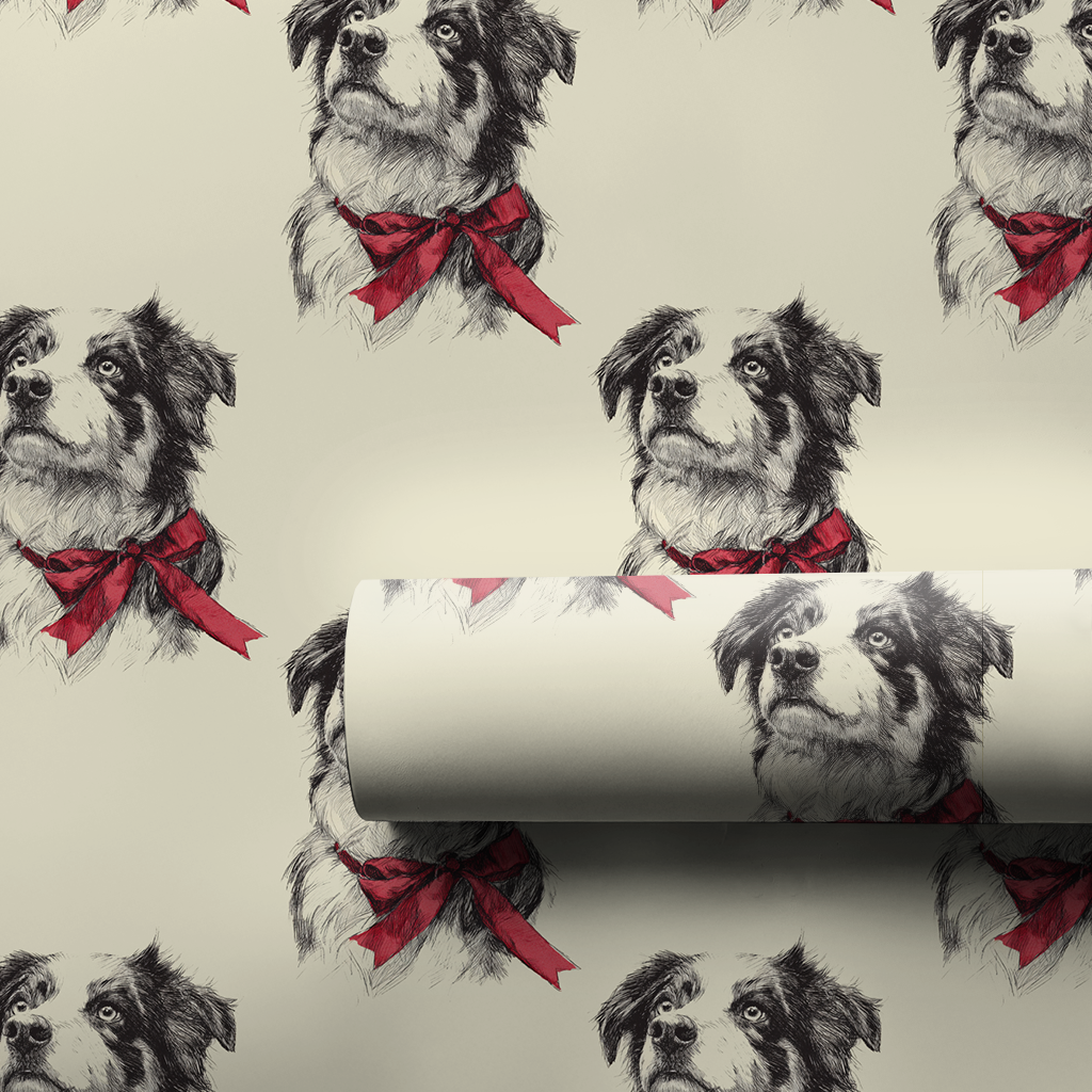 Australian Bow Wrapping Paper