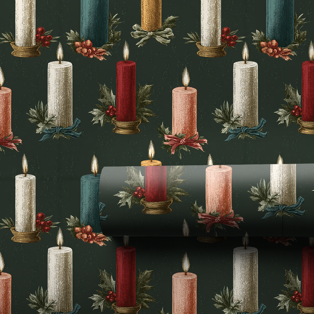 Flamecrest Wrapping Paper