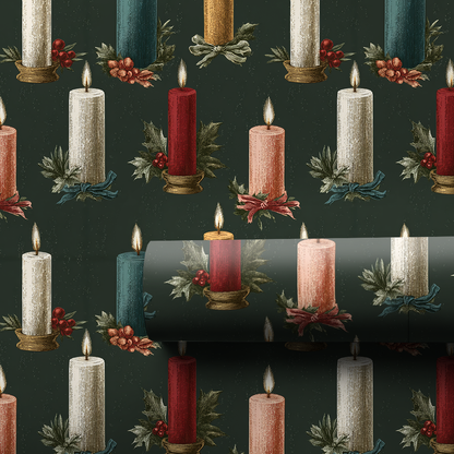 Flamecrest Wrapping Paper