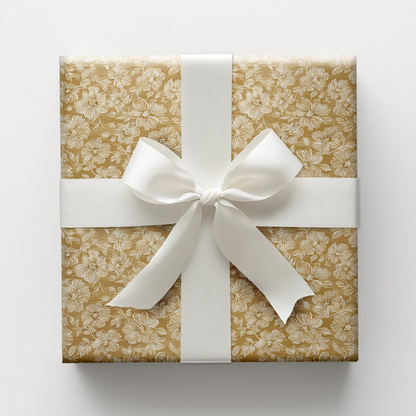 Spotted Yellow Wrapping Paper