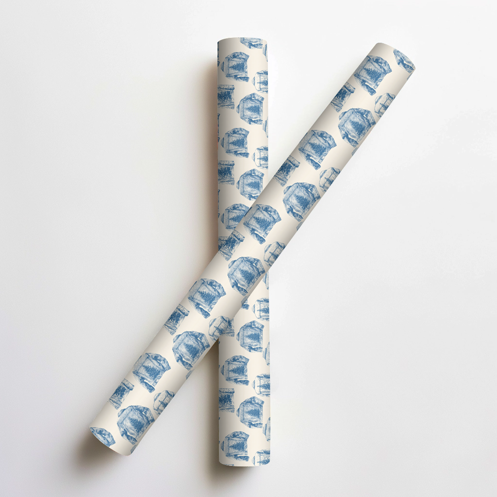 Denim Delivery Wrapping Paper