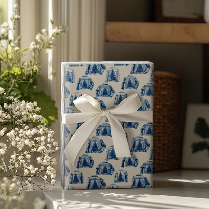 Denim Delivery Wrapping Paper