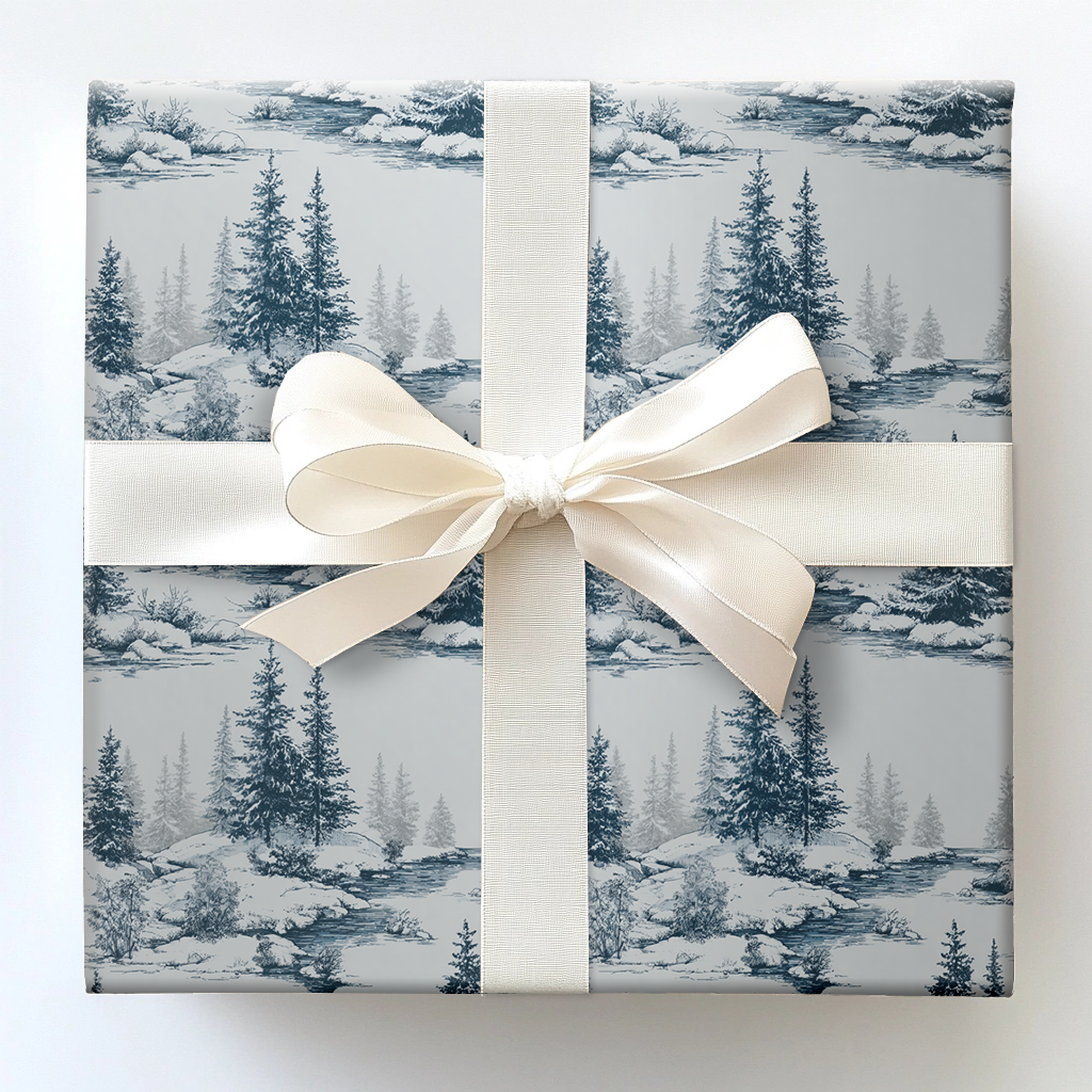 Just Frost Wrapping Paper