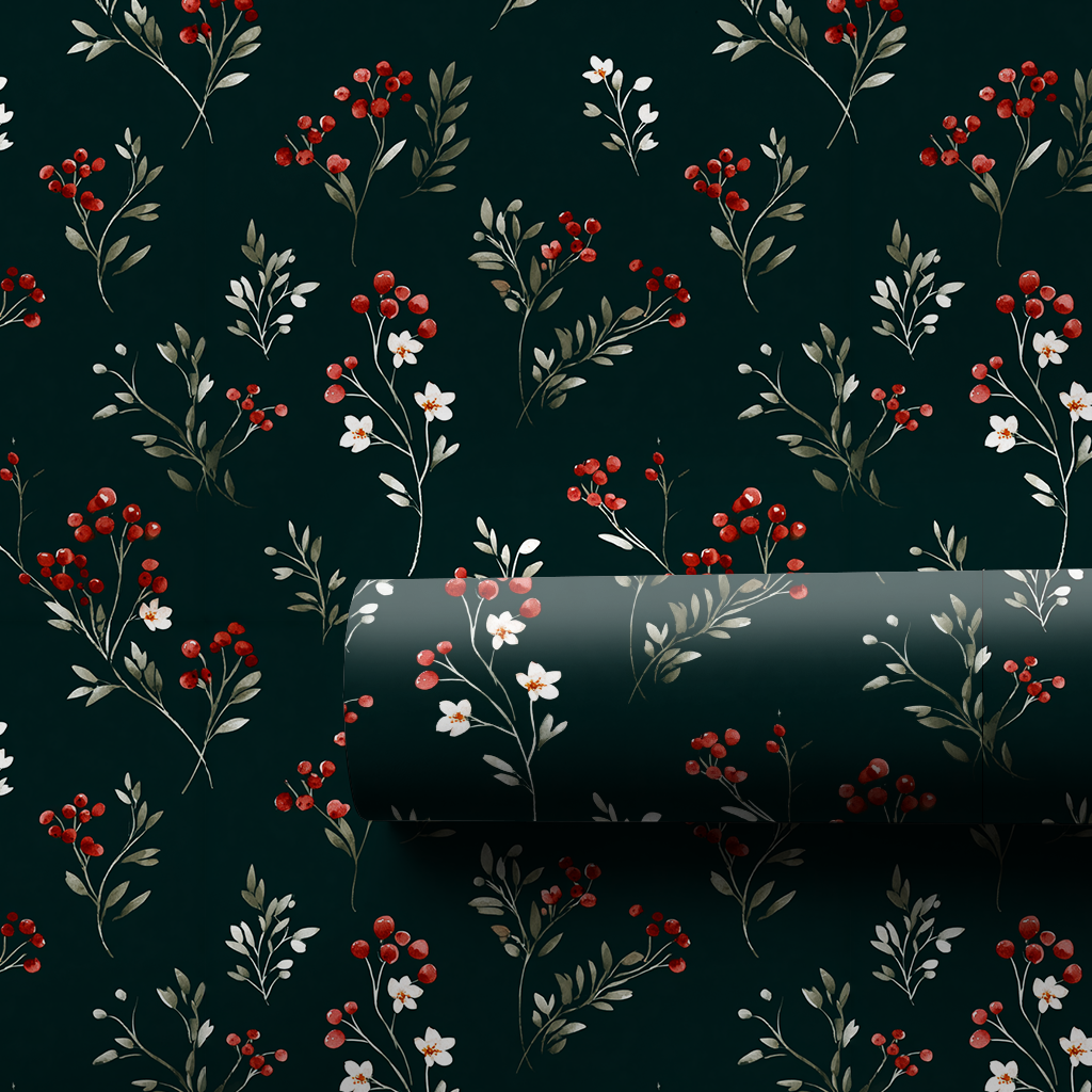 Patriotic Petals Wrapping Paper