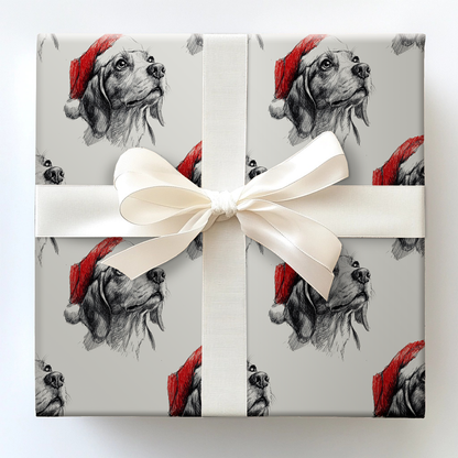 Beagle Claus Wrapping Paper