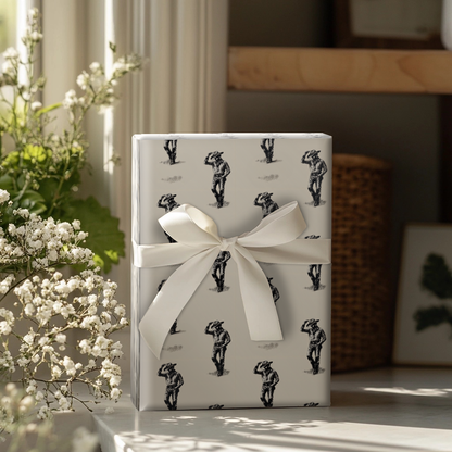 Lone Hat Wrapping Paper