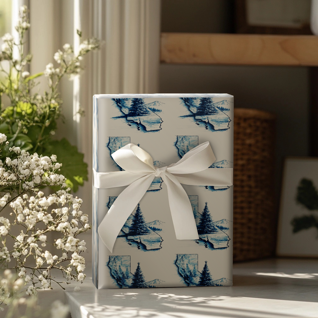 Cali Christmas Wrapping Paper