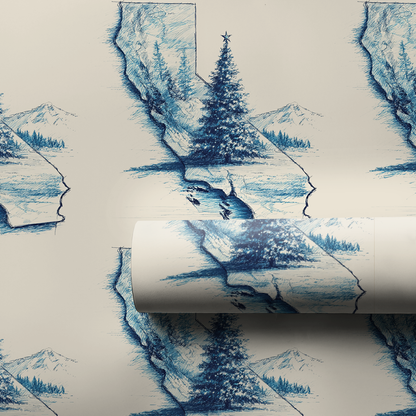 Cali Christmas Wrapping Paper