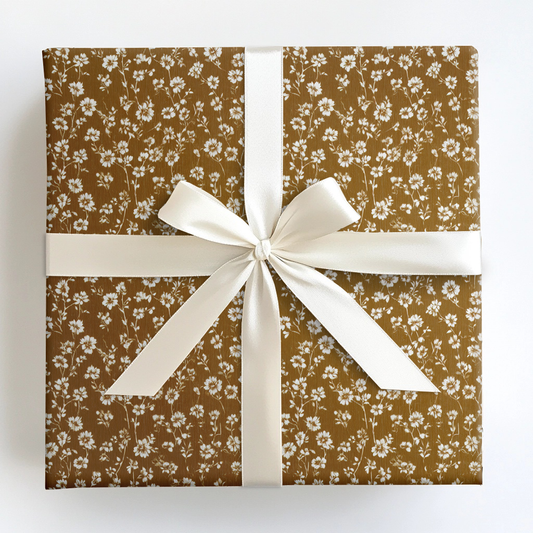 Umber Garden Wrapping Paper