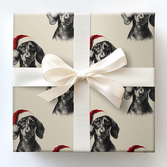 Dachshund Claus Wrapping Paper