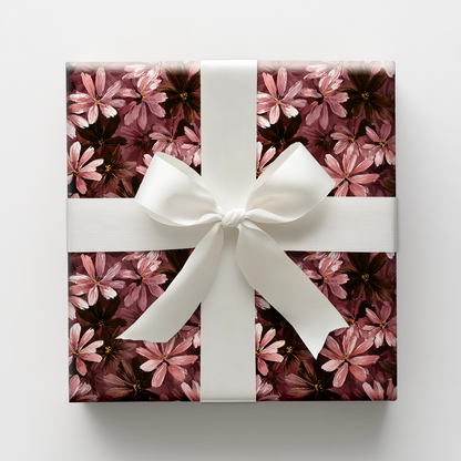 Rose Blush Bloom Wrapping Paper