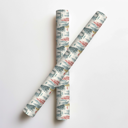 Frost and Fir Wrapping Paper