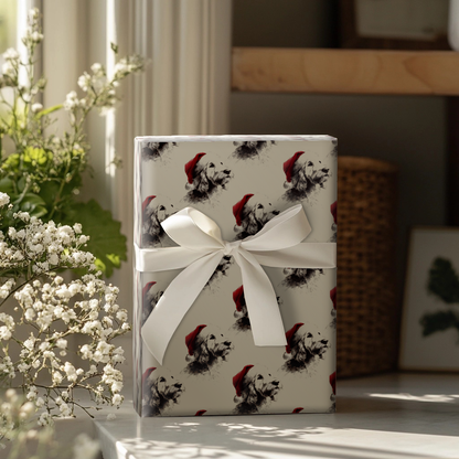 Doodle Claus Wrapping Paper