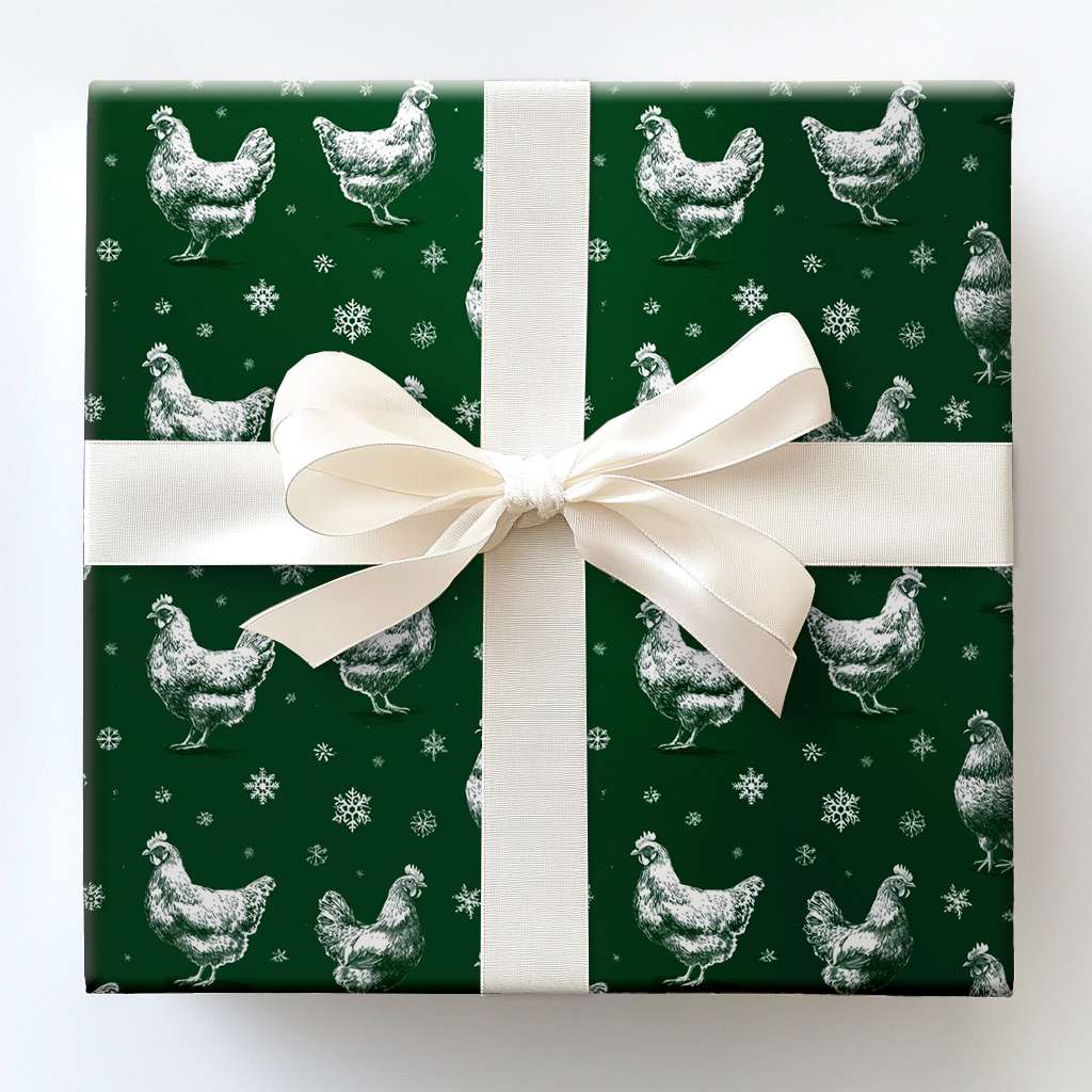 Hen House Party Wrapping Paper