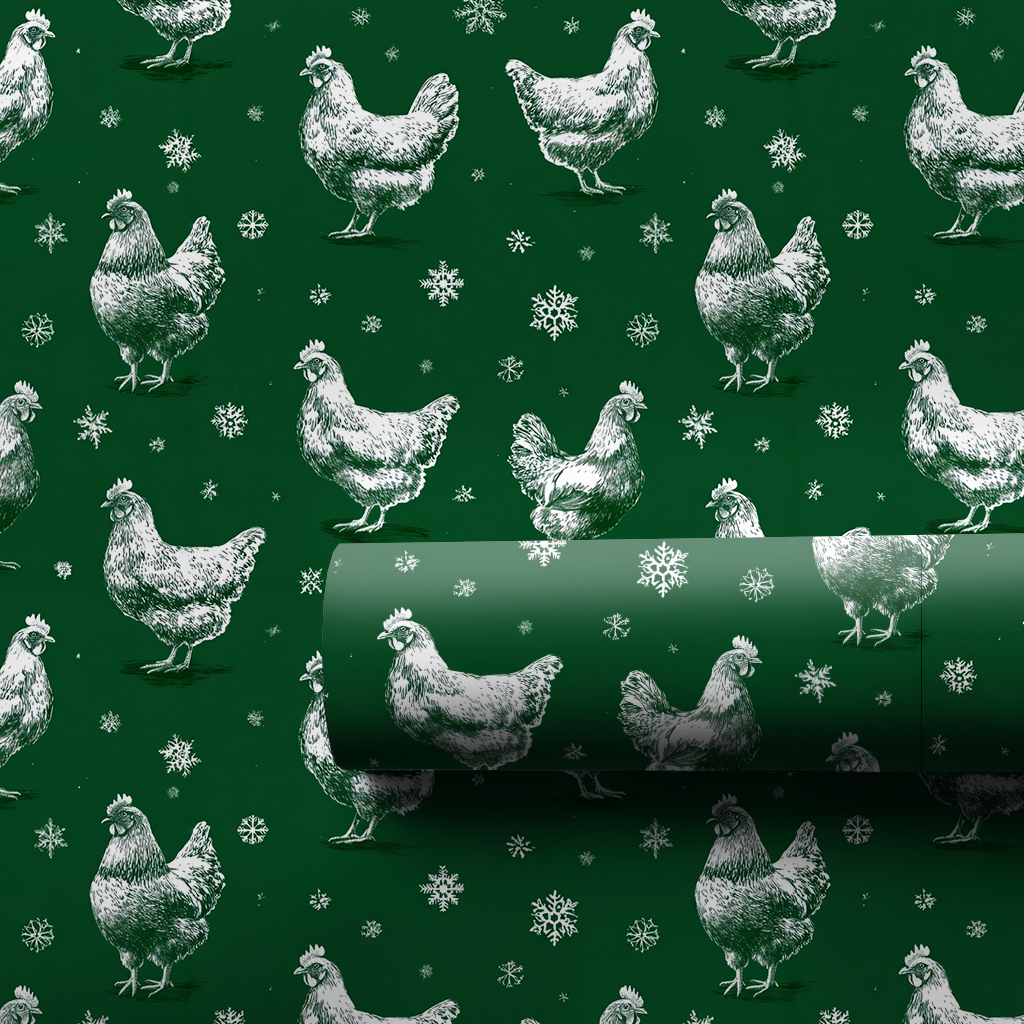 Hen House Party Wrapping Paper