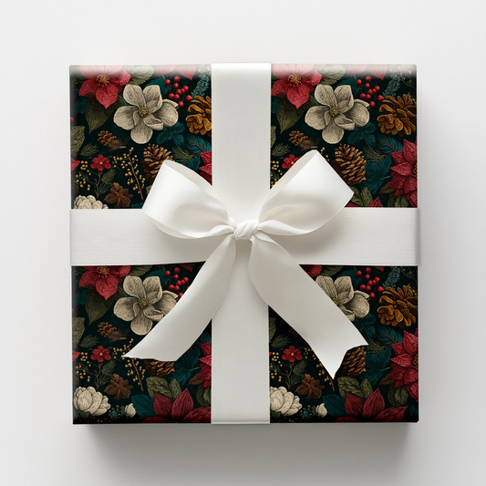 Poinsettia Park Wrapping Paper