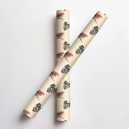 Boxer Bow Wrapping Paper
