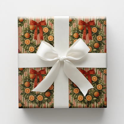 Winterlight Village Wrapping Paper