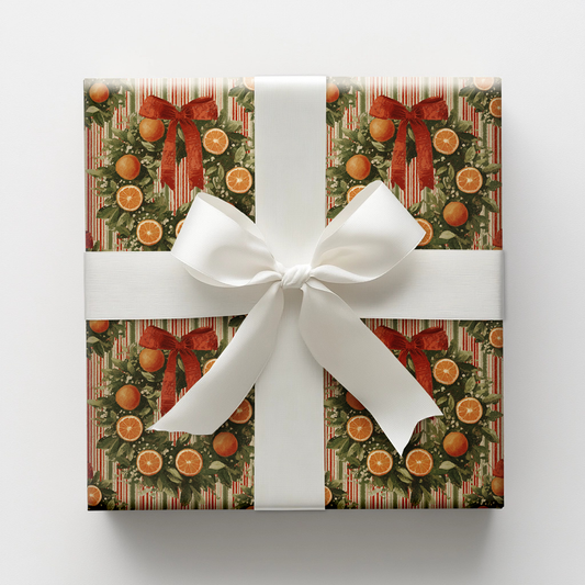 Winterlight Village Wrapping Paper
