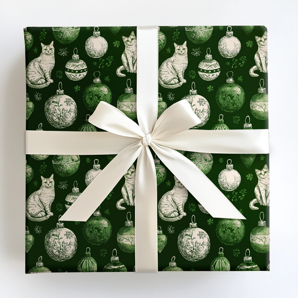 Winter Whiskers Wrapping Paper