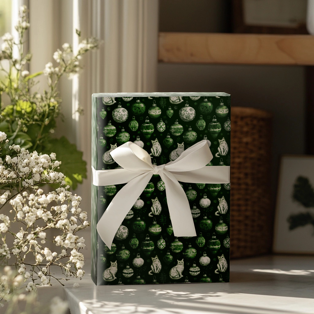 Winter Whiskers Wrapping Paper