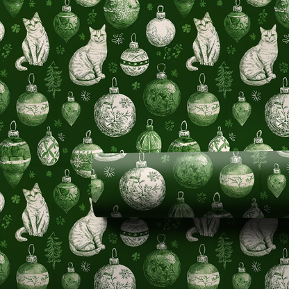 Winter Whiskers Wrapping Paper