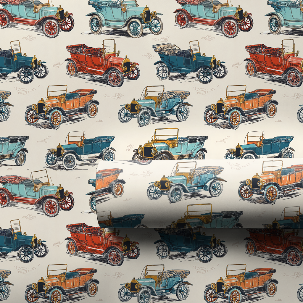 Classic Drive Wrapping Paper