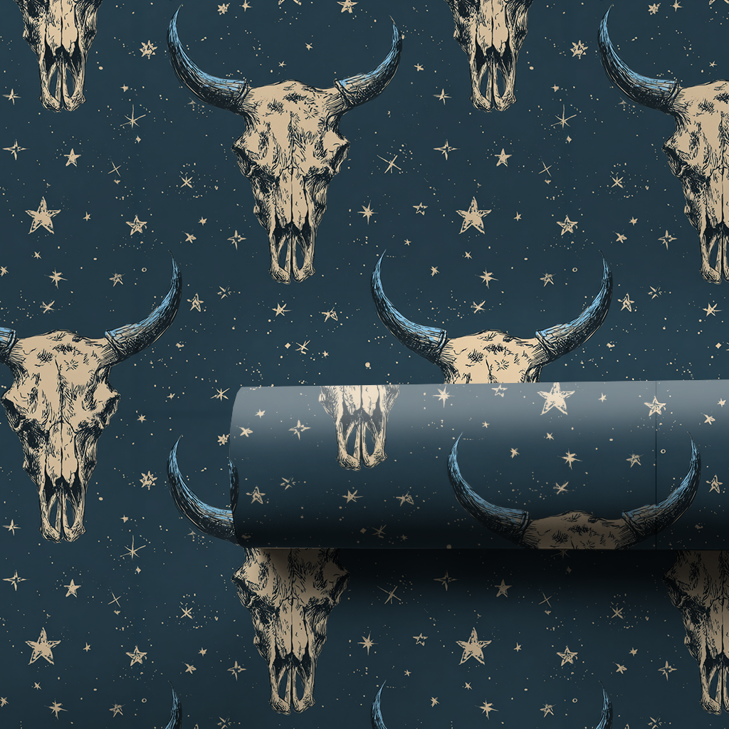 Herd and Star Wrapping Paper