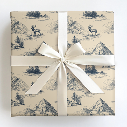 Elk Night Wrapping Paper
