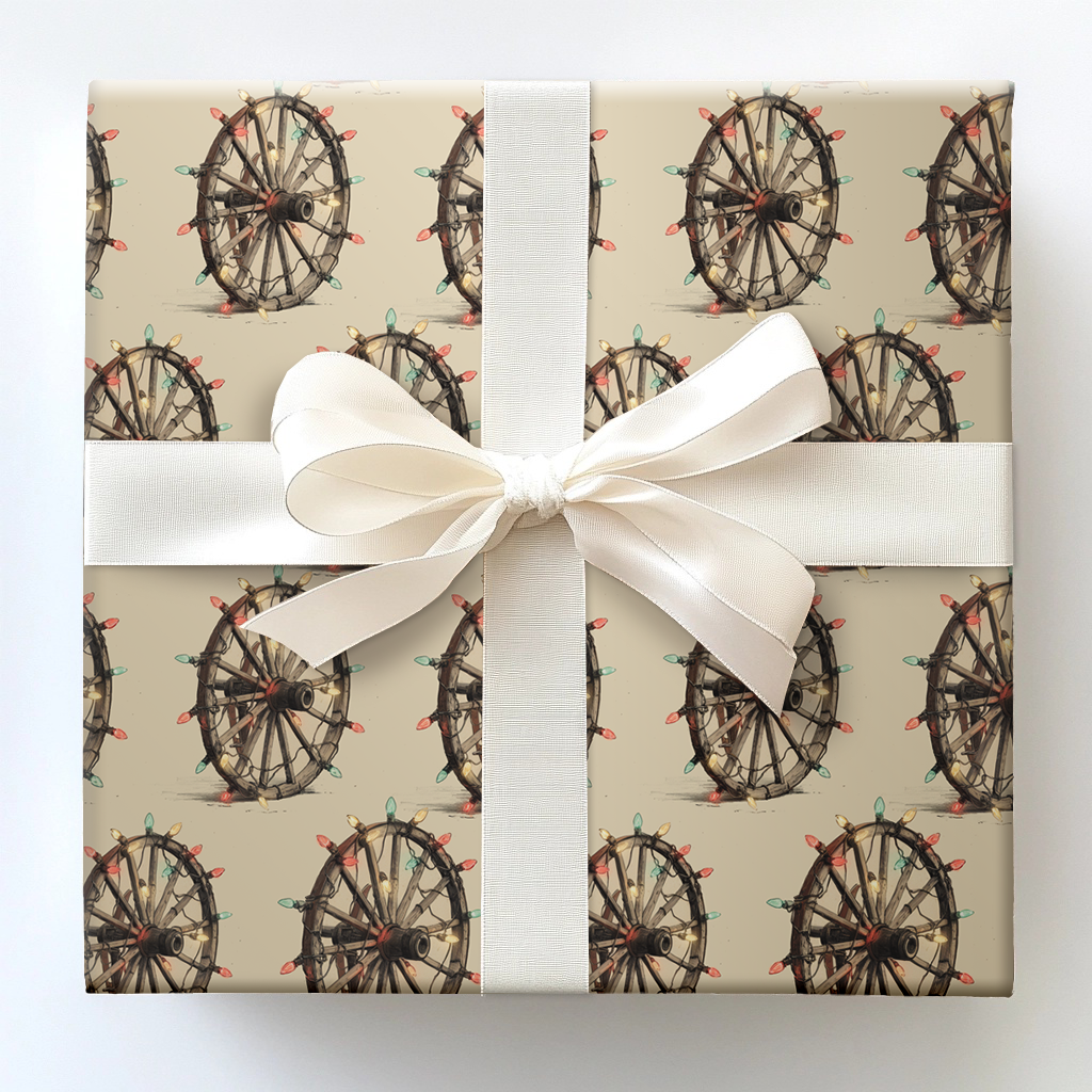 Wagon Bright Wrapping Paper