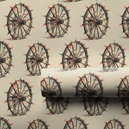 Wagon Bright Wrapping Paper